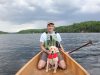 Misty's first canoe session!